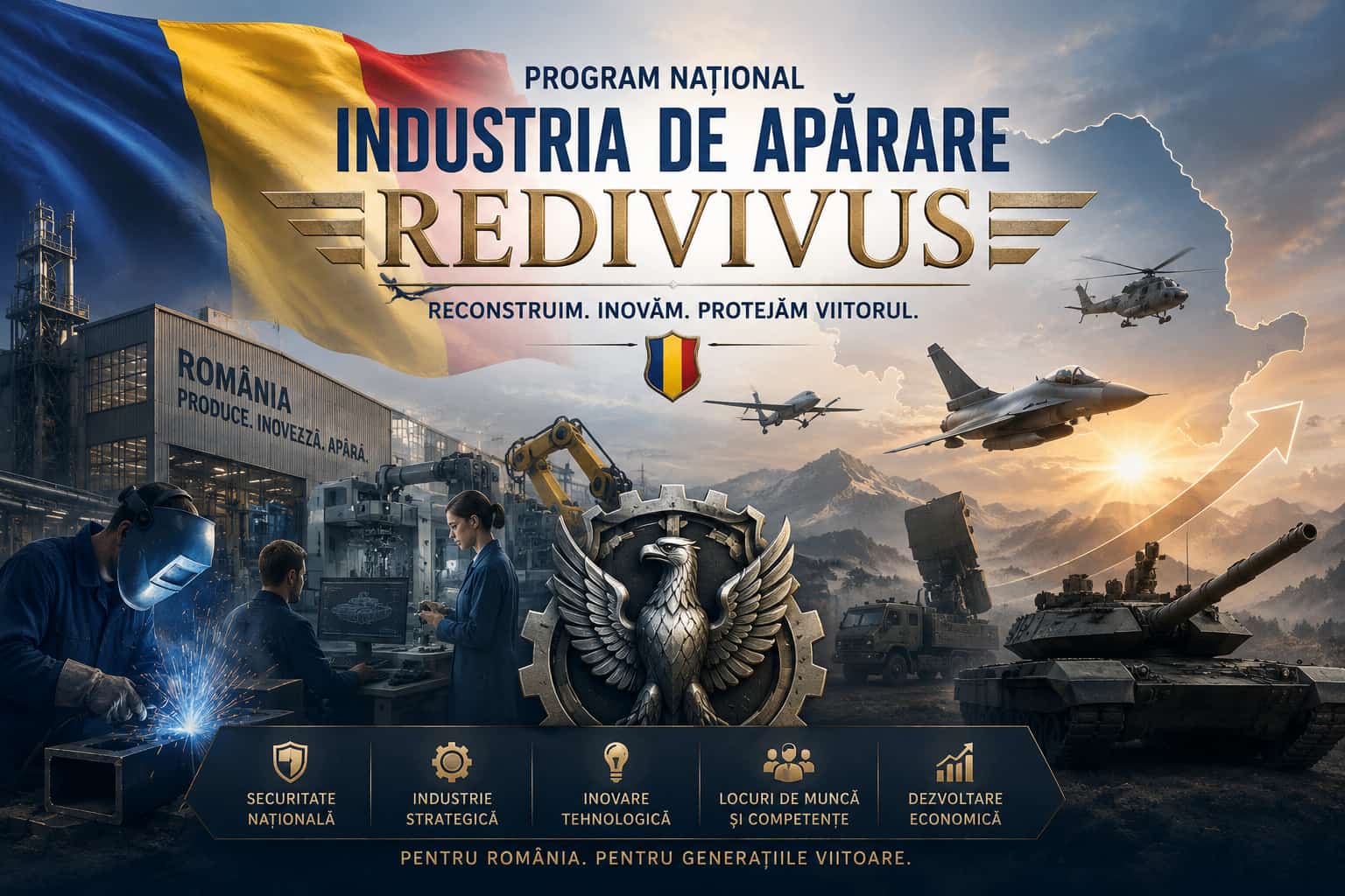 Read more about the article România are nevoie de un proiect strategic de tară: Revitalizarea Industriei de apărare”
