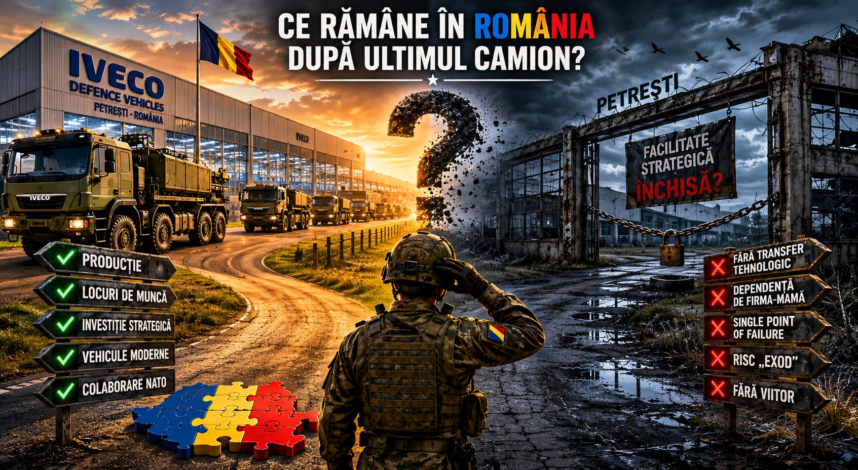 Read more about the article Ce capacitate industrială va rămâne în România după ce ultimul camion va ieși pe poarta fabricii?