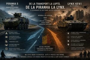 Read more about the article LYNX IN LOC DE PIRANHA,  SCHIMBARE DE DOCTRINĂ ȘI NU DE FURNIZOR?