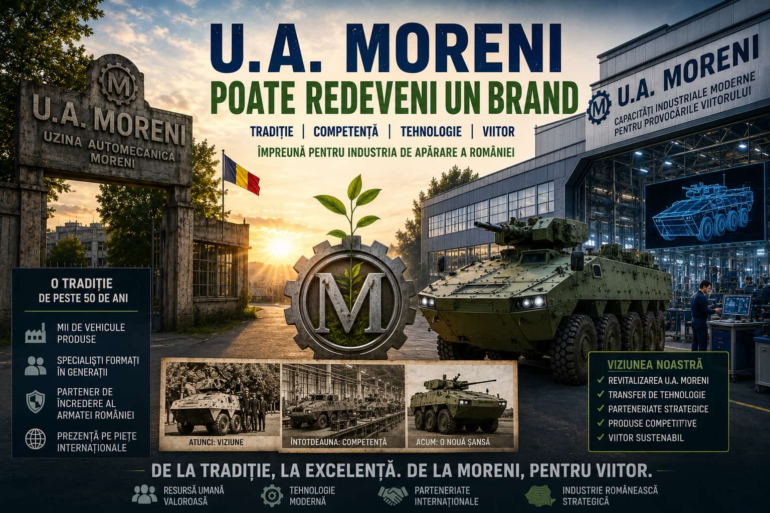 Read more about the article UZINA AUTOMECANICA MORENI                                                                                   “Un brand care trebuie să reînvie”!  